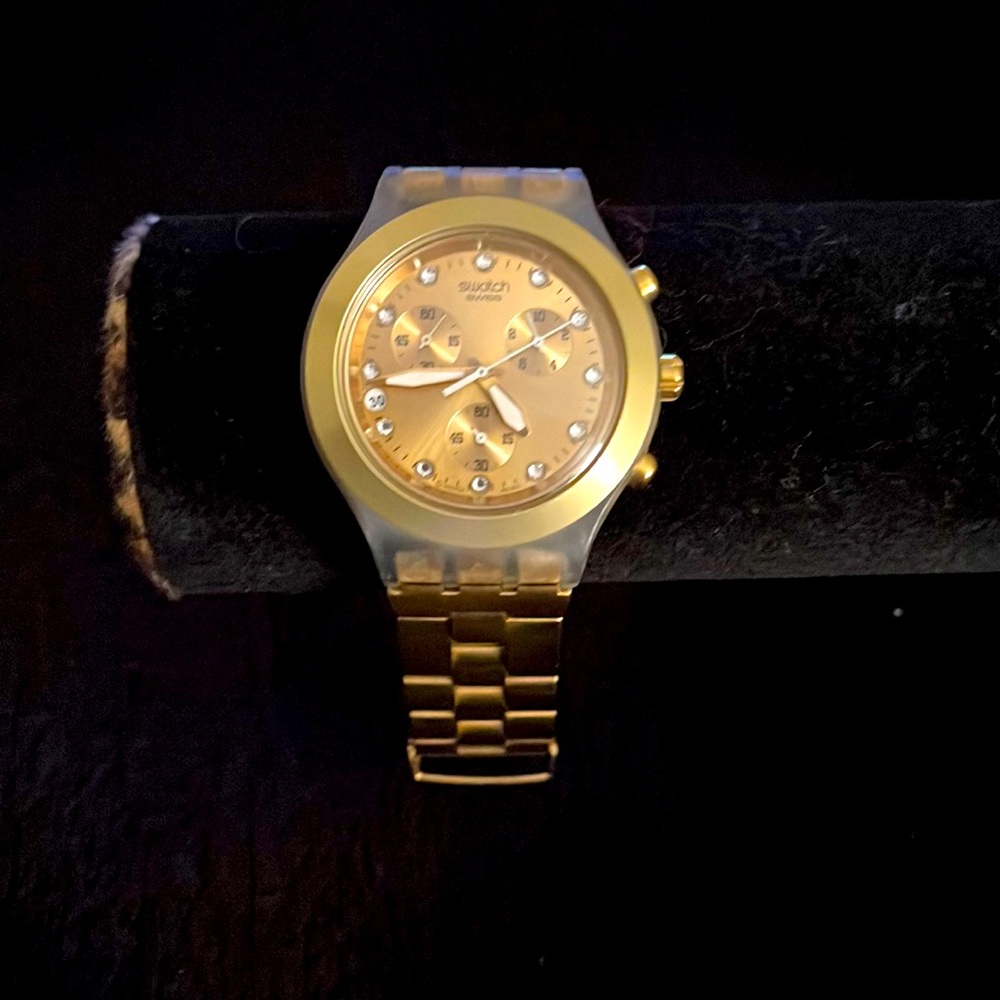 Swatch Gold Watch